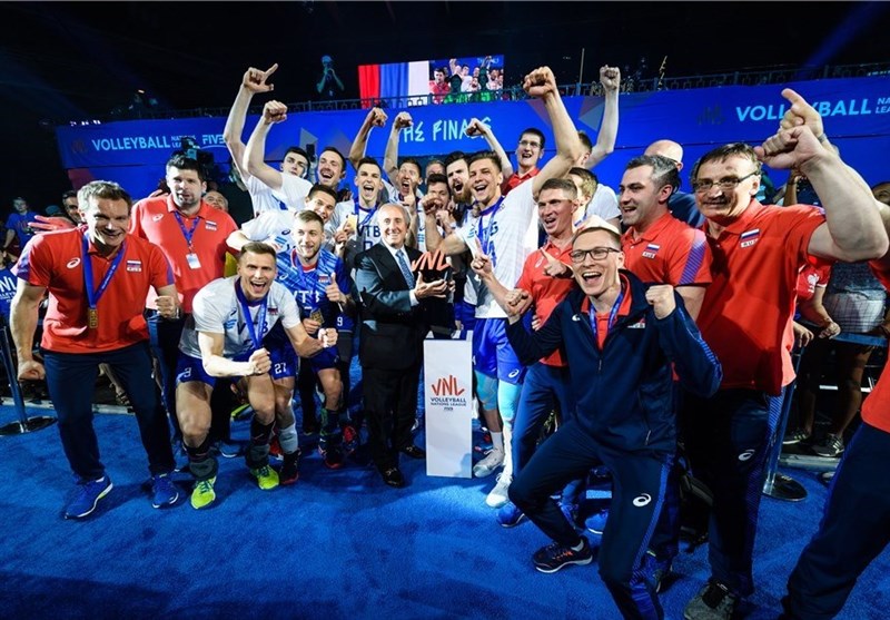 لیگ ملت‌های والیبال| روسیه قهرمان شد