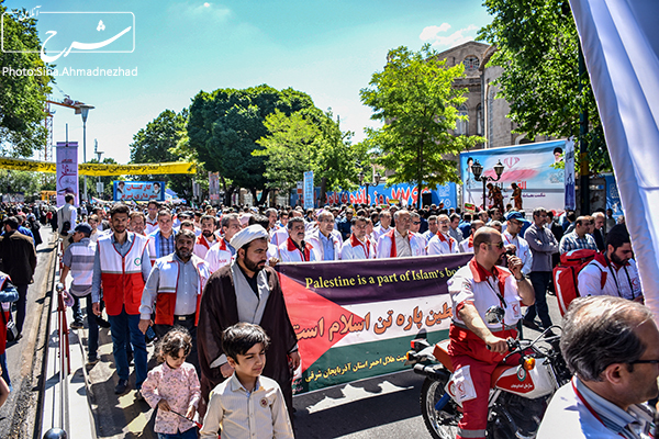 قدس ۹۸/ راهپیمایی روز جهانی قدس در تبریز