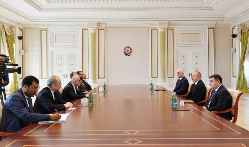 وزیر امور اقتصادی ایران با رییس جمهوری آذربایجان دیدار کرد