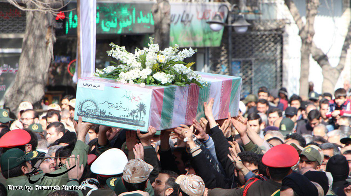 گزارش تصویری/ تشییع پیکر ۹ شهید دفاع مقدس در تبریز