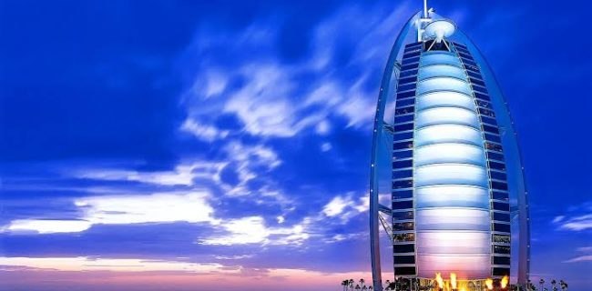 برج العرب دبی سومین هتل بلند جهان