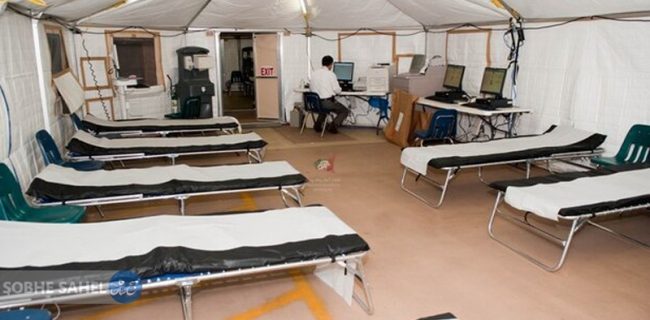 احداث بیمارستان صحرایی در لاکان رشت/گیلان به پرستاران بیشتری نیاز دارد