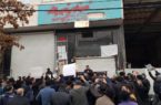 تجمع اعتراضی دانشجویان دانشگاه سهند در مقابل دفتر بیمقدار