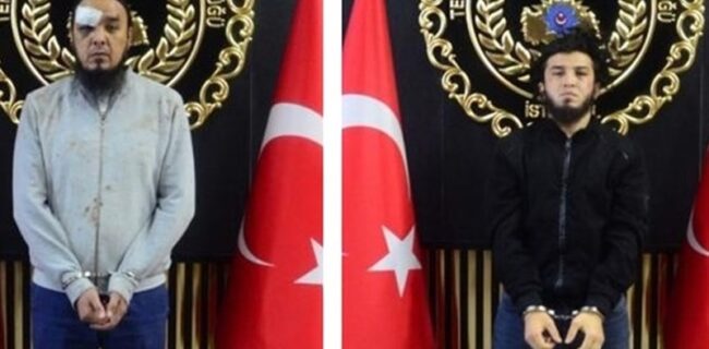 دو متهم به اقدام تروریستی در استانبول دستگیر شدند