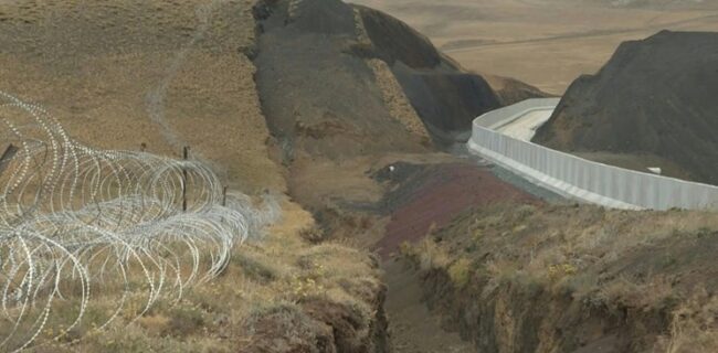 ساخت دیوار مرزی بین ایران و ترکیه در حال اتمام است